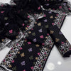 Pure lawn embroidered dress 3 pc
