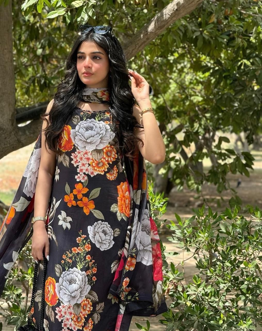 Unstitched Swiss Lawn - Kamran Suitting