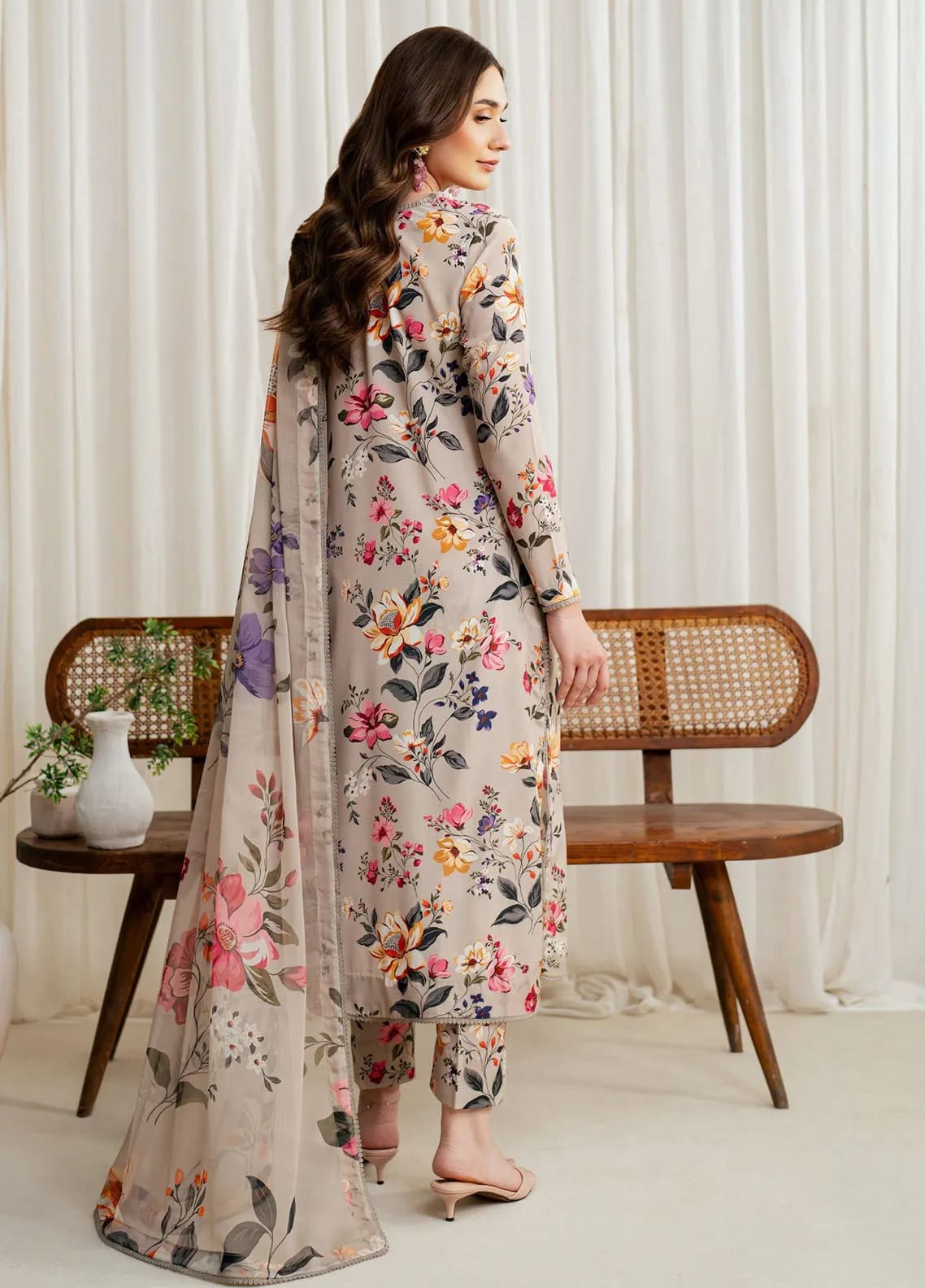 Swiss monal lawn 3 pc