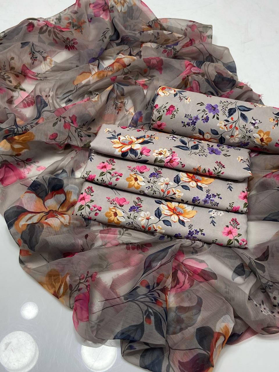 Swiss monal lawn 3 pc