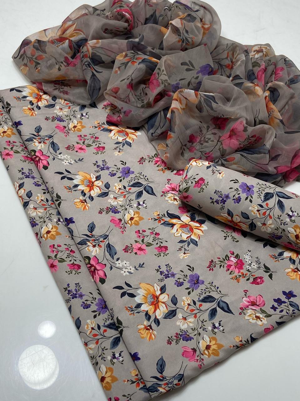 Swiss monal lawn 3 pc