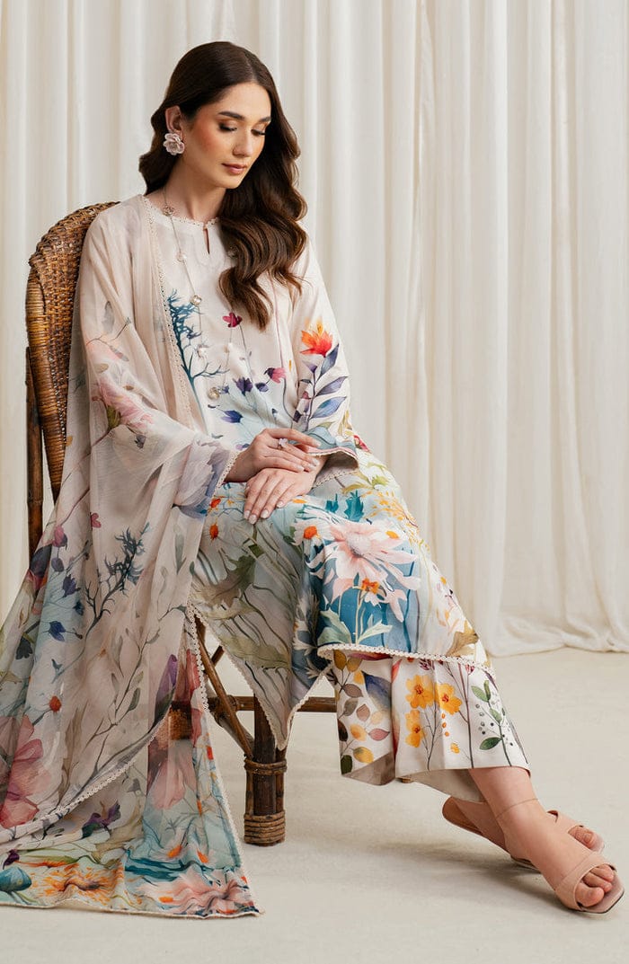 Swiss monal lawn 3 pc