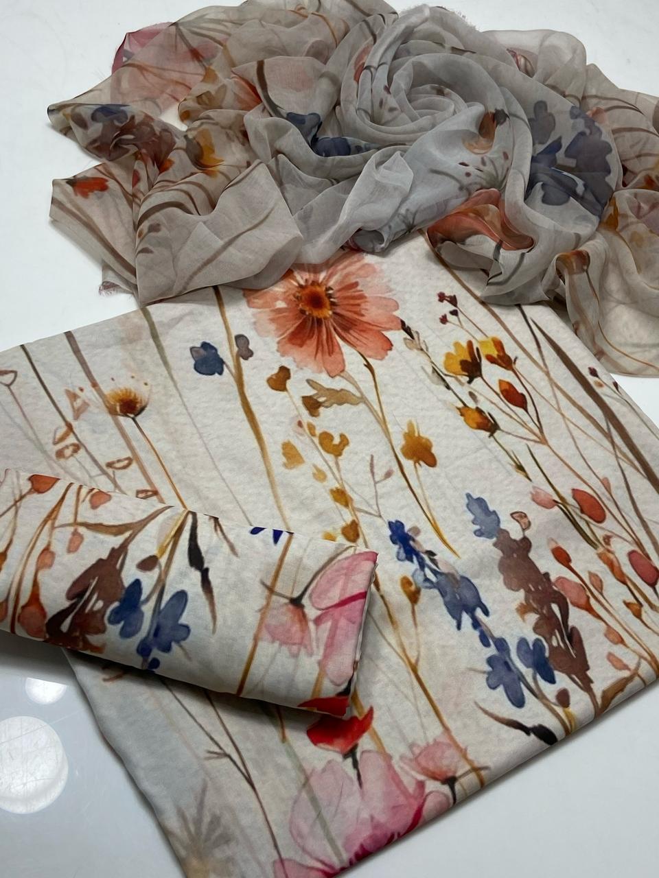 Swiss monal lawn 3 pc