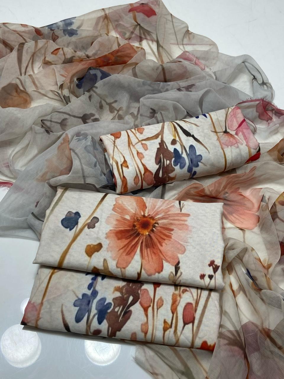 Swiss monal lawn 3 pc