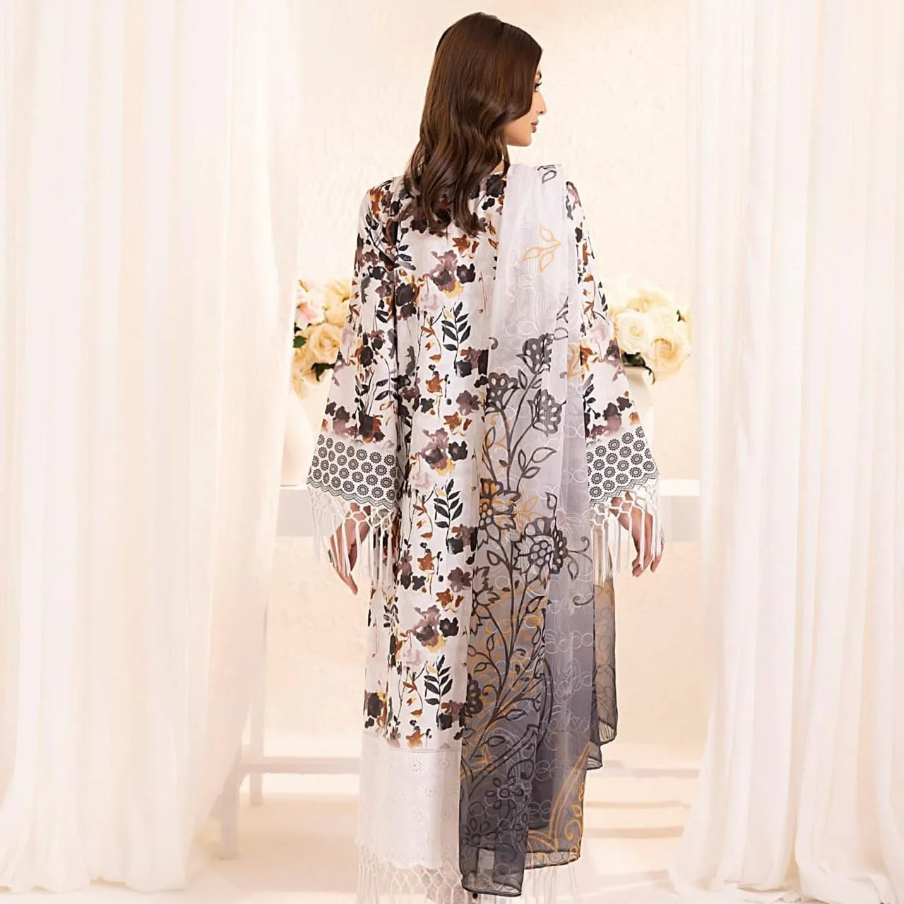 Monal swiss lawn 3 pc