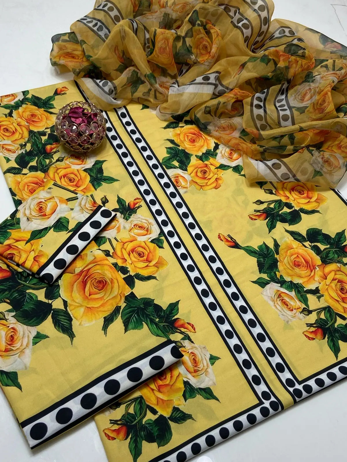 Swiss monal lawn 3 pc