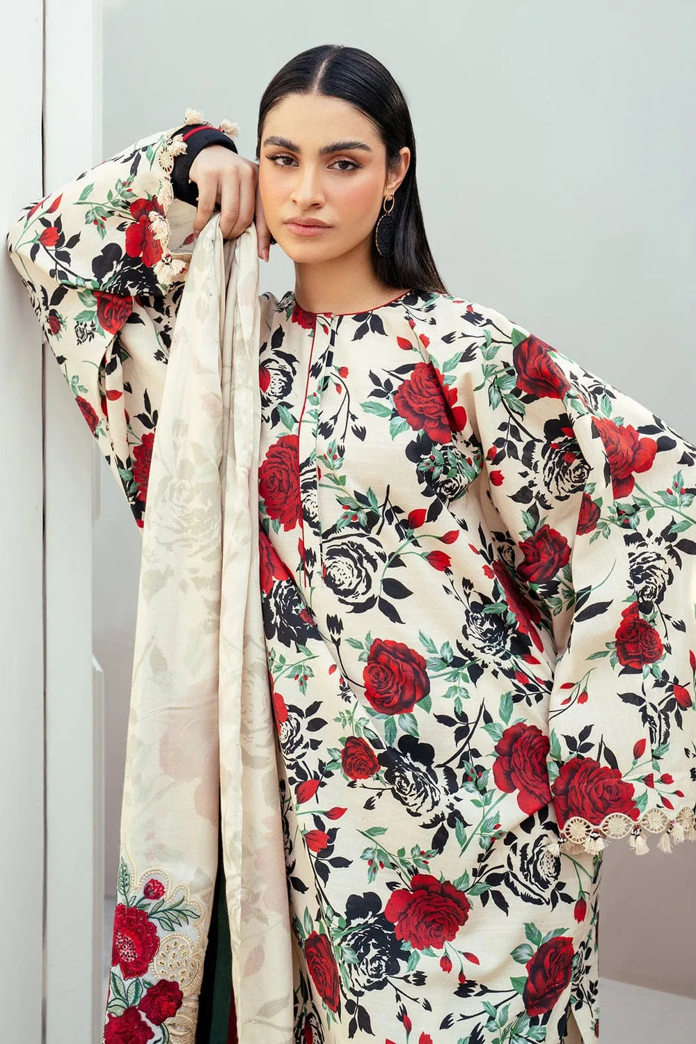 Swiss monal lawn 3 pc