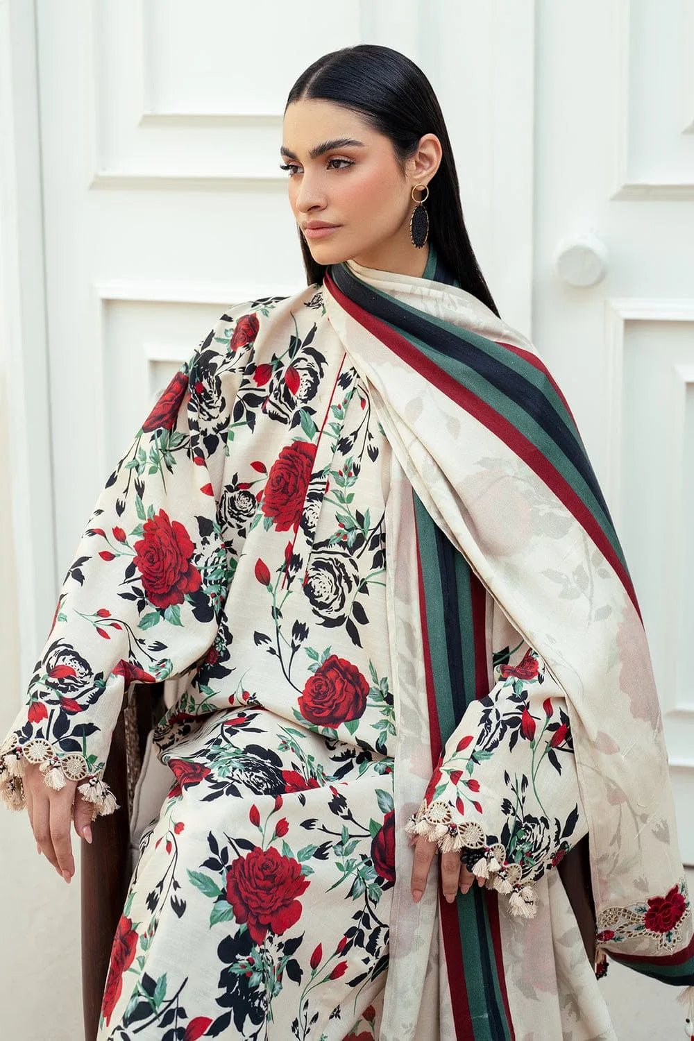 Swiss monal lawn 3 pc