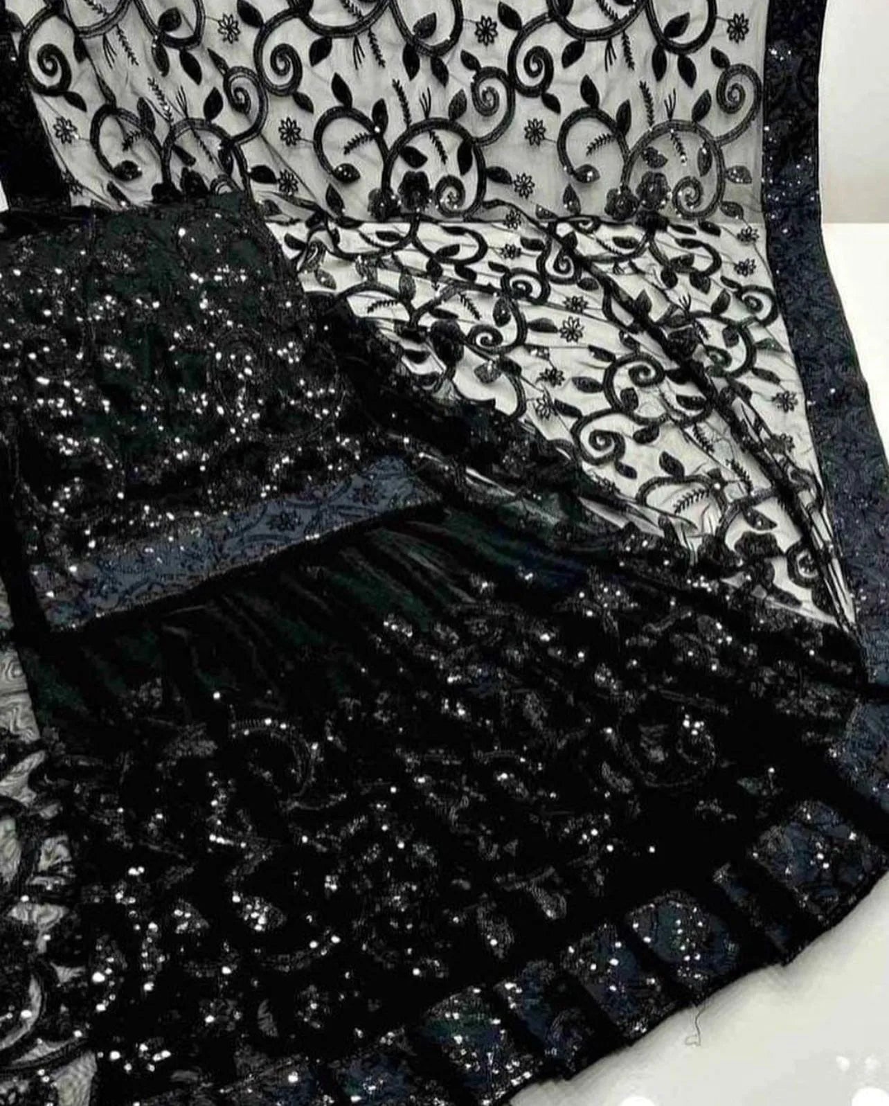 Unstitched saree soft net