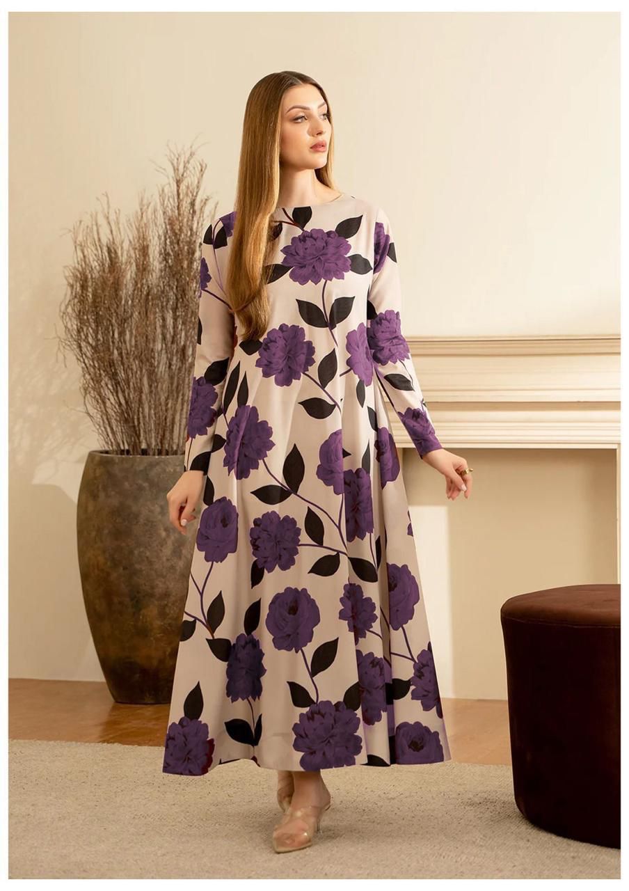 Unstitched Digital Print Swiss Lawn 3pc - Kamran Suitting