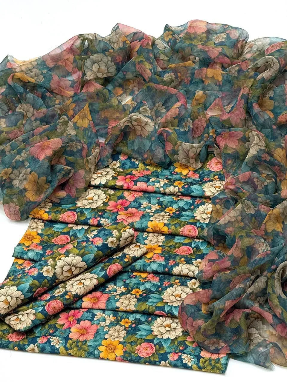 Swiss Lawn unstitched lawn fabric for summer