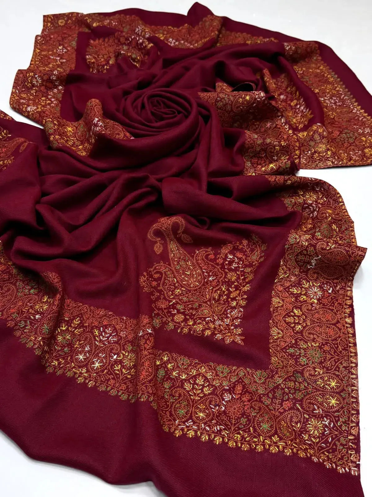 Pashmina kashmiri work shawl